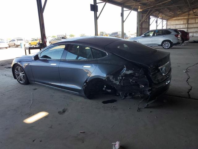 5YJSA1E15GF131448 - 2016 TESLA MODEL S GRAY photo 2