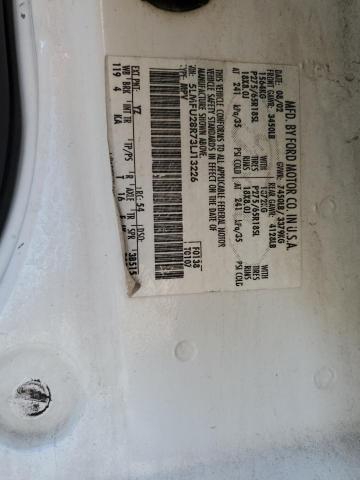 5LMFU28R73LJ13226 - 2003 LINCOLN NAVIGATOR თეთრი ფოტო 12