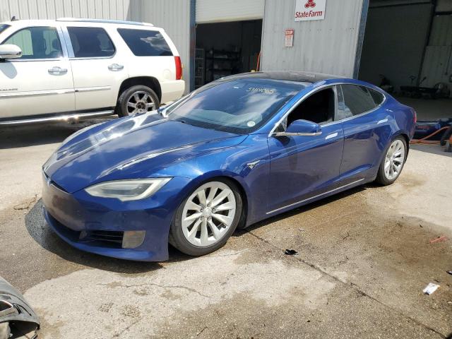 5YJSA1E14HF185924 - 2017 TESLA MODEL S 蓝色 照片 1