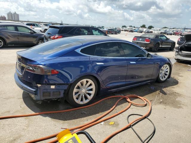 5YJSA1E14HF185924 - 2017 TESLA MODEL S 蓝色 照片 3
