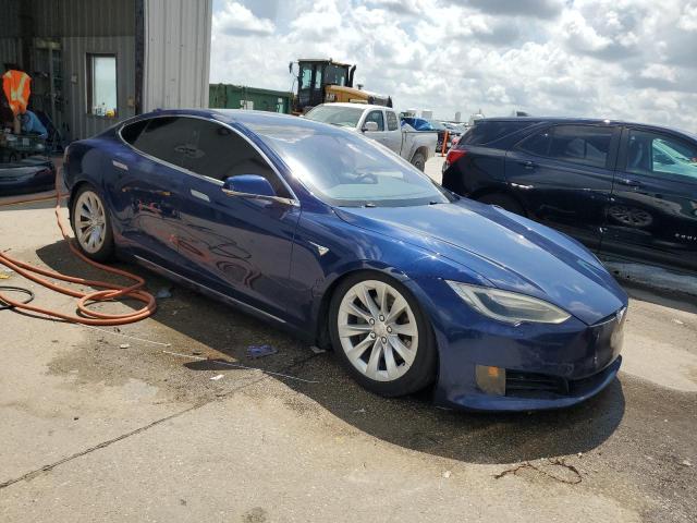 5YJSA1E14HF185924 - 2017 TESLA MODEL S 蓝色 照片 4