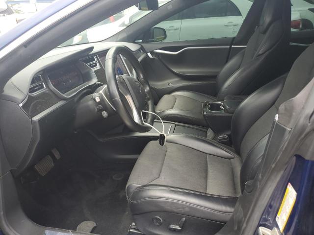 5YJSA1E14HF185924 - 2017 TESLA MODEL S 蓝色 照片 7