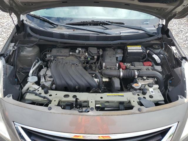 3N1CN7AP0EL863560 - 2014 NISSAN VERSA S BROWN photo 11