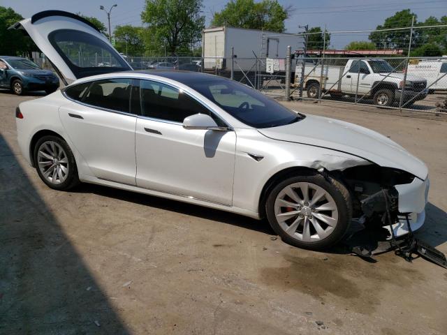 5YJSA1E49HF216403 - 2017 TESLA MODEL S Білий фото 4