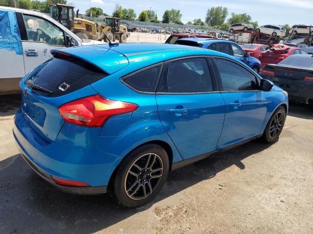 1FADP3K27FL211402 - 2015 FORD FOCUS SE BLUE photo 3