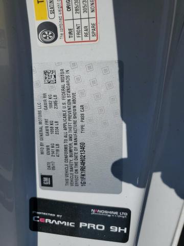 1G1FK1R64H0213460 - 2017 CHEVROLET CAMARO ZL1 白色 照片 12