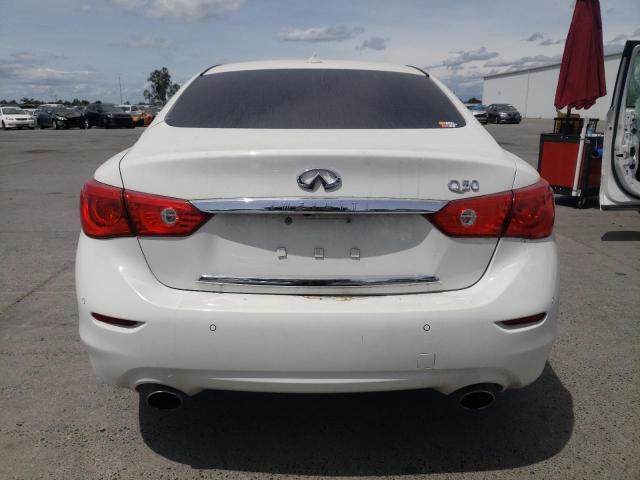 JN1EV7AP0HM732843 - 2017 INFINITI Q50 PREMIUM WHITE photo 6