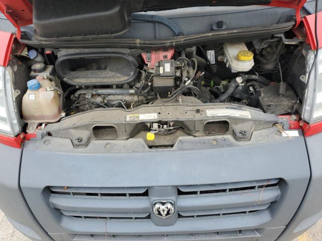 3C6URVHD4EE100491 - 2014 RAM PROMASTER 3500 HIGH წითელი ფოტო 12