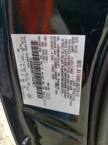 1LNHM84W77Y634871 - 2007 LINCOLN TOWN CAR EXECUTIVE L BLACK photo 12