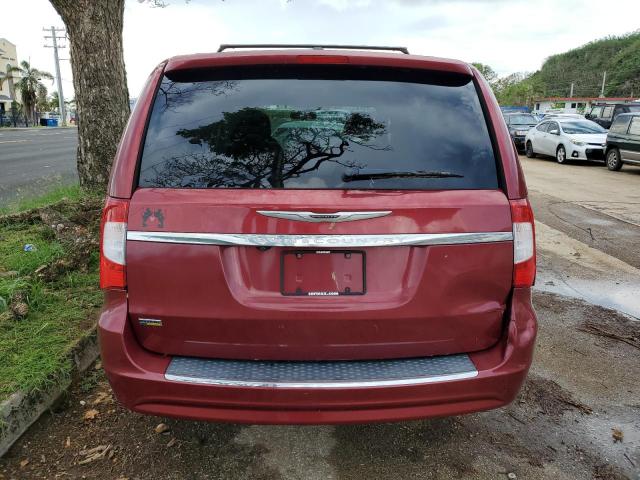 2C4RC1BG4ER269453 - 2014 CHRYSLER TOWN & COU TOURING BURGUNDY photo 6