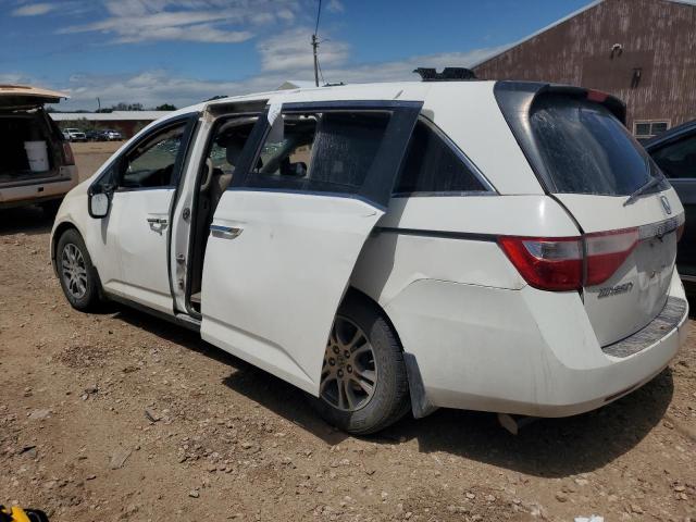 5FNRL5H69BB067530 - 2011 HONDA ODYSSEY EXL WHITE photo 2