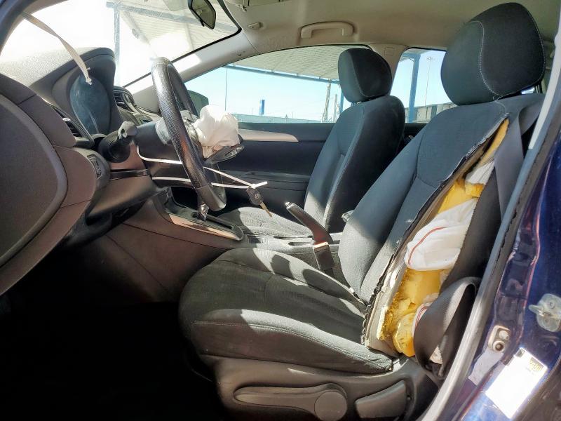 3N1AB7AP1KY223307 - 2019 NISSAN SENTRA S BLUE photo 7