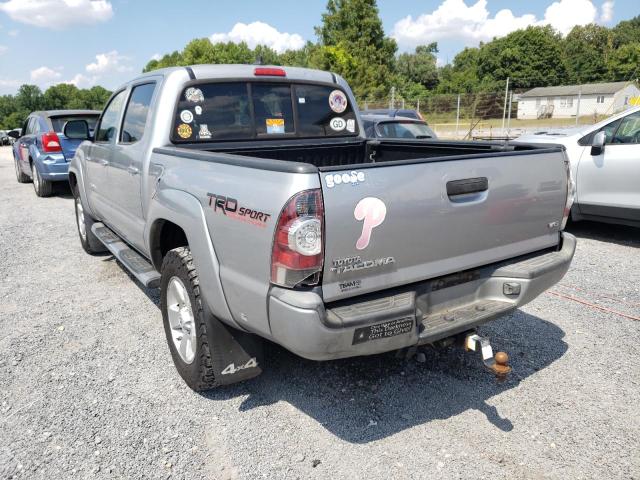 3TMLU4EN7EM138166 - 2014 TOYOTA TACOMA DOUBLE CAB 银色 照片 3