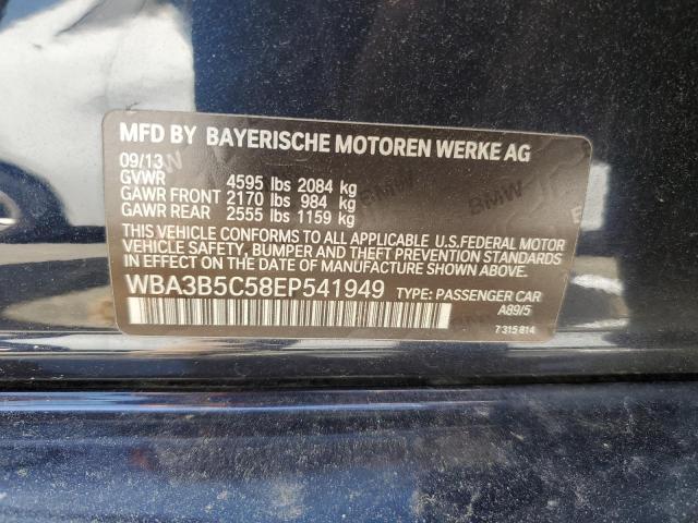 WBA3B5C58EP541949 - 2014 BMW 328 XI SULEV BLUE photo 12