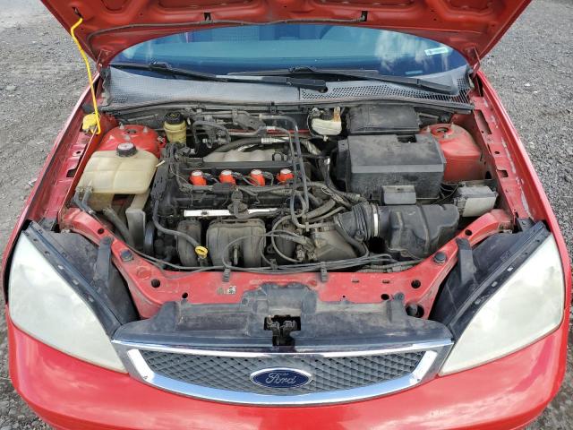 1FAFP34NX5W216395 - 2005 FORD FOCUS ZX4 RED photo 11