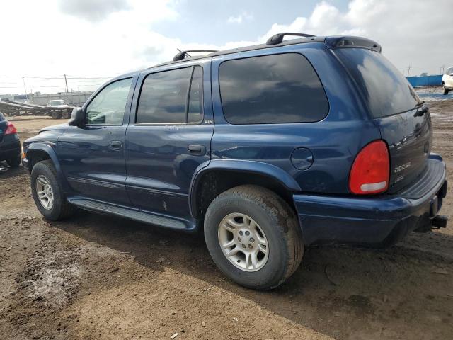 1B8HS58Z92F216857 - 2002 DODGE DURANGO SLT PLUS BLUE photo 2