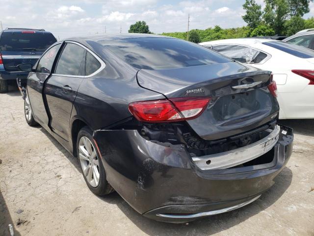 1C3CCCAB4GN113344 - 2016 CHRYSLER 200 LIMITED GRAY photo 2