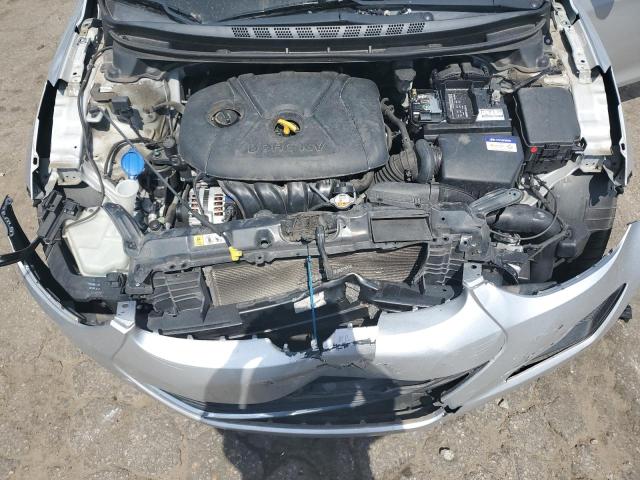 KMHDH4AE3EU208848 - 2014 HYUNDAI ELANTRA SE SILVER photo 11