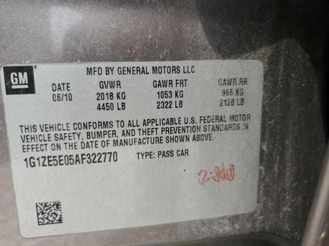 1G1ZE5E05AF322770 - 2010 CHEVROLET MALIBU LTZ 棕色 照片 13