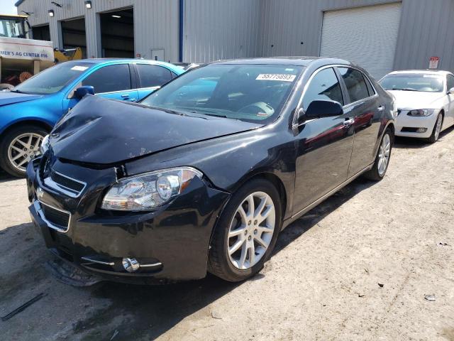 1G1ZG5E7XCF180779 - 2012 CHEVROLET MALIBU LTZ შავი ფოტო 1