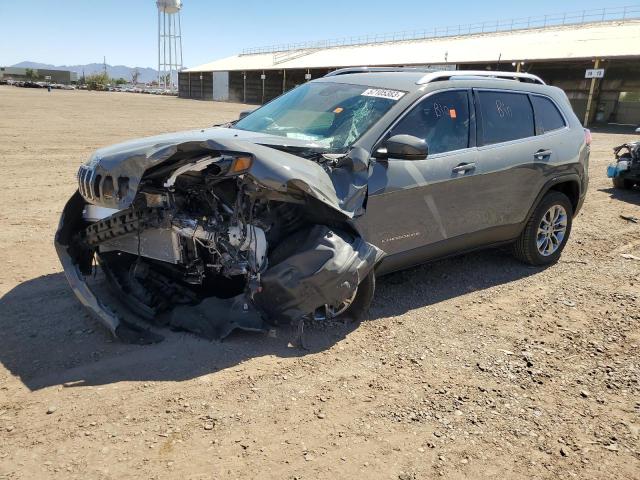 1C4PJLMX3MD112763 - 2021 JEEP CHEROKEE LATITUDE LUX GRAY photo 1