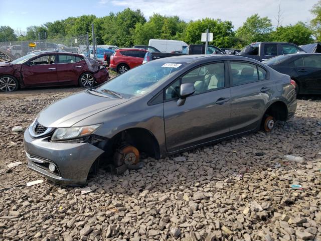 2HGFB2F98DH532413 - 2013 HONDA CIVIC EXL ნაცრისფერი ფოტო 1