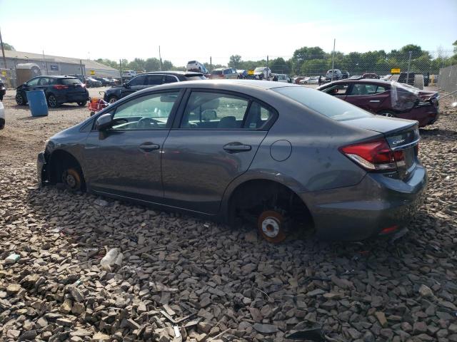 2HGFB2F98DH532413 - 2013 HONDA CIVIC EXL ნაცრისფერი ფოტო 2