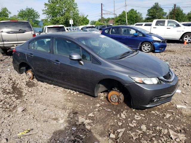 2HGFB2F98DH532413 - 2013 HONDA CIVIC EXL ნაცრისფერი ფოტო 4