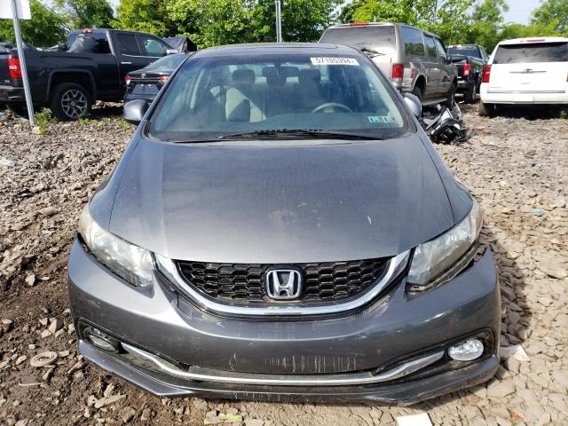 2HGFB2F98DH532413 - 2013 HONDA CIVIC EXL ნაცრისფერი ფოტო 5