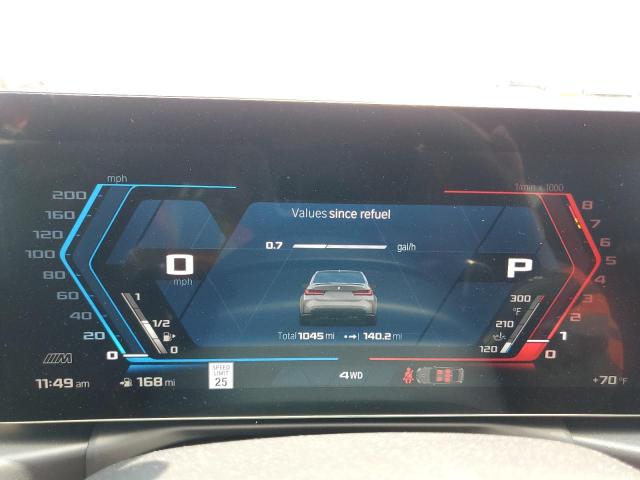 WBS43AY02RFS74158 - 2024 BMW M3 COMPETITION GRAY photo 9