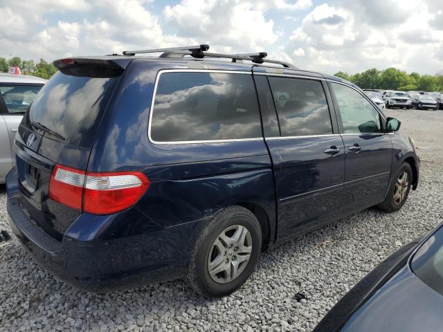 5FNRL38616B093971 - 2006 HONDA ODYSSEY EXL BLUE photo 3