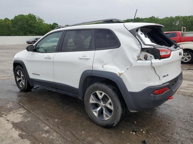 1C4PJMBS3HW569628 - 2017 JEEP CHEROKEE TRAILHAWK WHITE photo 2
