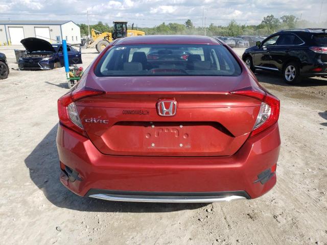 2HGFC2F61KH534472 - 2019 HONDA CIVIC LX RED photo 6