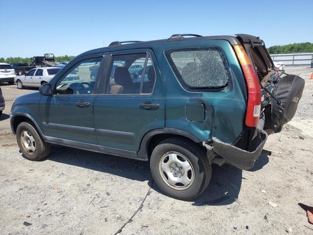 JHLRD68422C009230 - 2002 HONDA CRV LX GREEN photo 2