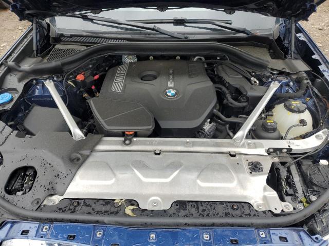 5UXUJ3C5XKLG57088 - 2019 BMW X4 XDRIVE30I BLUE photo 12