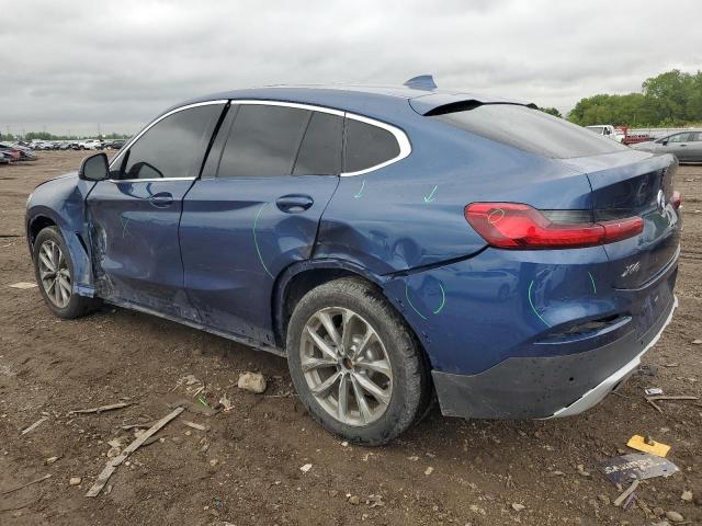 5UXUJ3C5XKLG57088 - 2019 BMW X4 XDRIVE30I BLUE photo 2