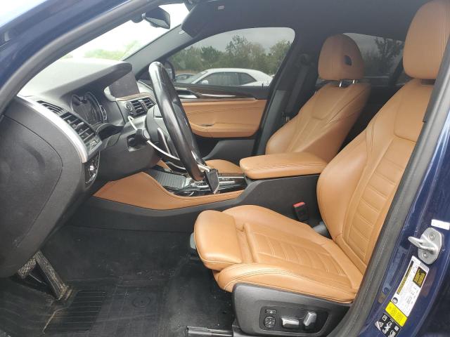 5UXUJ3C5XKLG57088 - 2019 BMW X4 XDRIVE30I BLUE photo 7