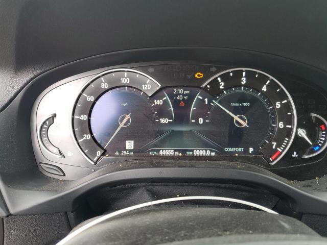 5UXUJ3C5XKLG57088 - 2019 BMW X4 XDRIVE30I BLUE photo 9