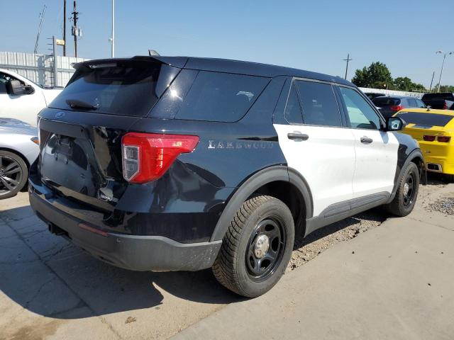 1FM5K8AB1MGA07899 - 2021 FORD EXPLORER POLICE INTERCEPTOR BLACK photo 3