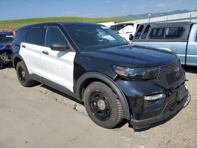 1FM5K8AB1MGA07899 - 2021 FORD EXPLORER POLICE INTERCEPTOR BLACK photo 4