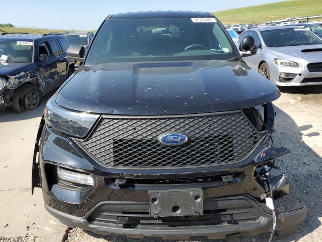 1FM5K8AB1MGA07899 - 2021 FORD EXPLORER POLICE INTERCEPTOR BLACK photo 5