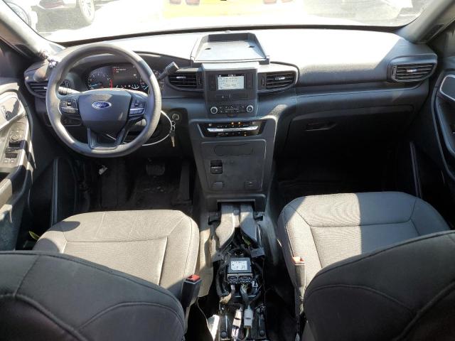 1FM5K8AB1MGA07899 - 2021 FORD EXPLORER POLICE INTERCEPTOR BLACK photo 8