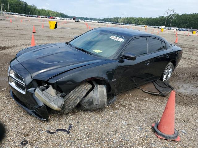 2C3CDXDT2EH341423 - 2014 DODGE CHARGER R/T BLACK photo 1