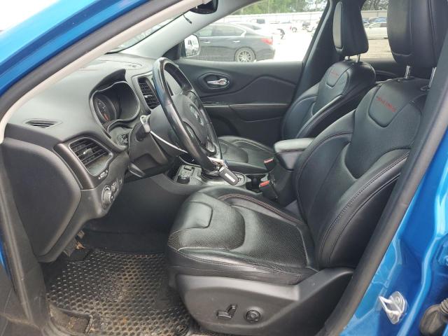 1C4PJMBX1LD510108 - 2020 JEEP CHEROKEE TRAILHAWK BLUE photo 7