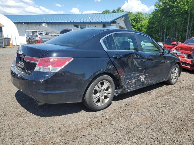 1HGCP2F65CA200730 - 2012 HONDA ACCORD SE BLACK photo 3