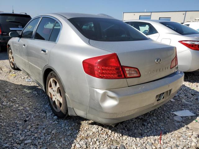 JNKCV51E84M618136 - 2004 INFINITI G35 SILVER photo 3