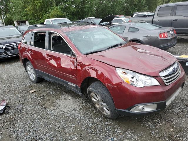 4S4BRBKC7C3301204 - 2012 SUBARU OUTBACK 2.5I LIMITED RED photo 4