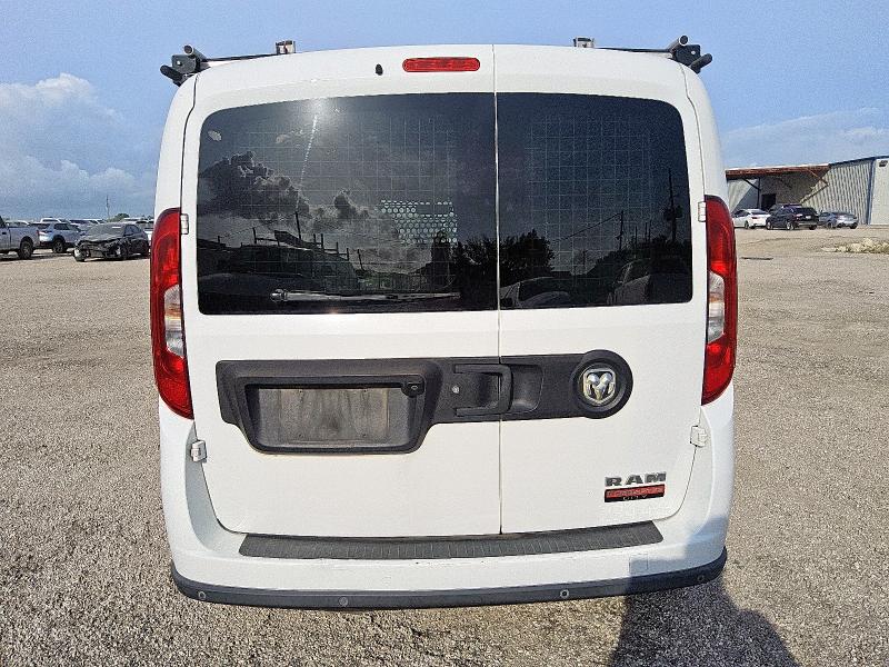 ZFBHRFBB5K6N85638 - 2019 RAM PROMASTER SLT WHITE photo 6