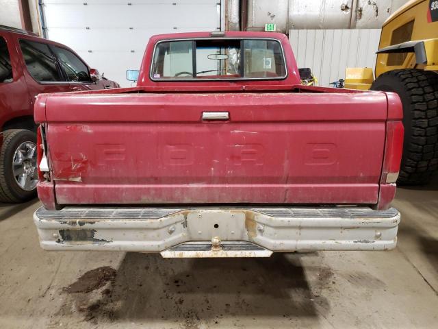 2FTDF15YXMCB04269 - 1991 FORD F150 BURGUNDY photo 6