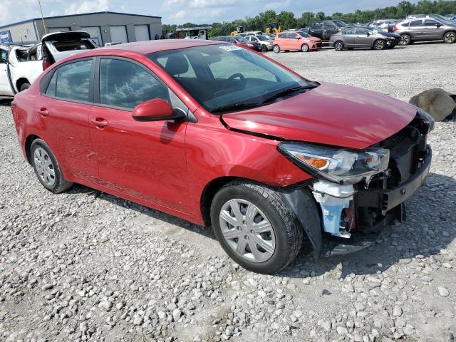 3KPA24AD3NE432572 - 2022 KIA RIO LX RED photo 4